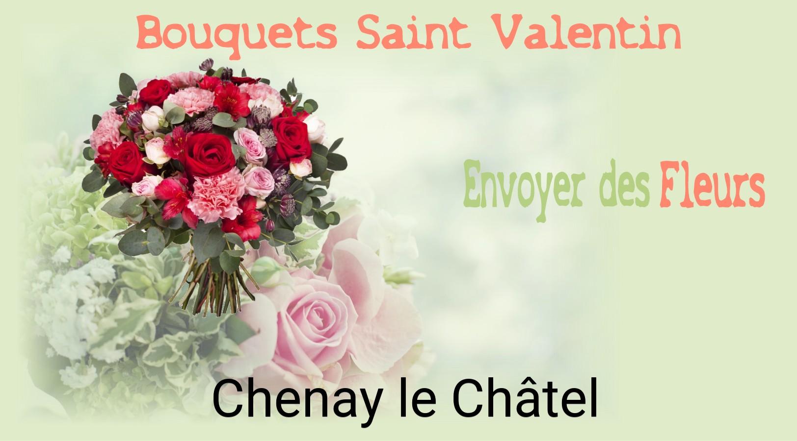 Roses de Saint-Valentin livrées à Chenay-le-Châtel